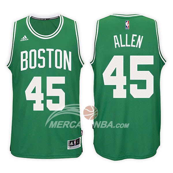 Maglia NBA Boston Celtics Kadeem Allen Road Kelly 2017-18 Verde